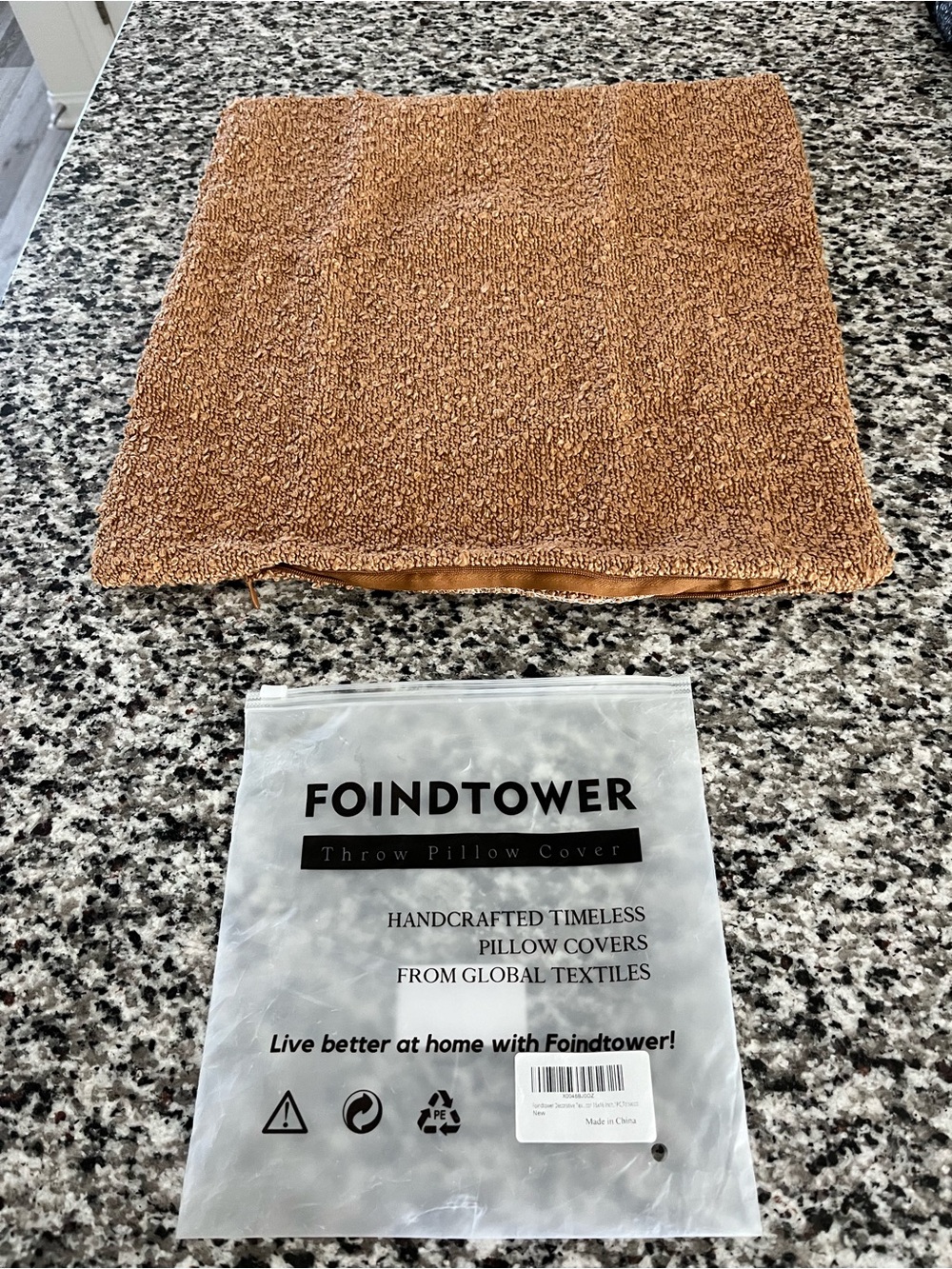 Rust Brown Pillow Cover
